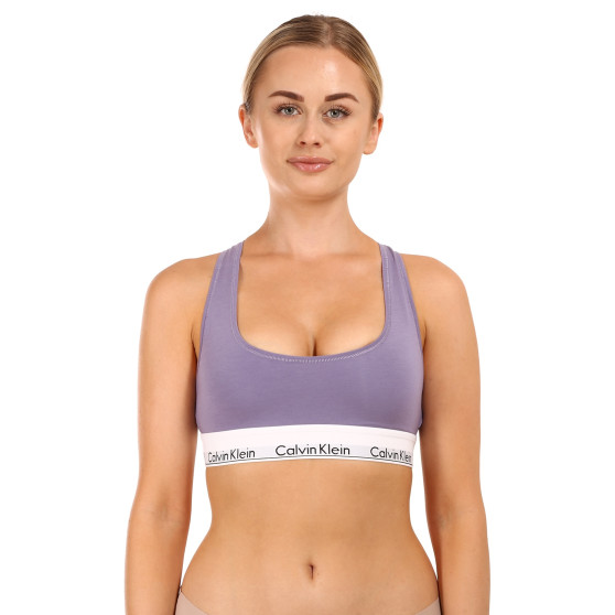 Γυναικείο σουτιέν Calvin Klein μοβ (F3785E-AIP)