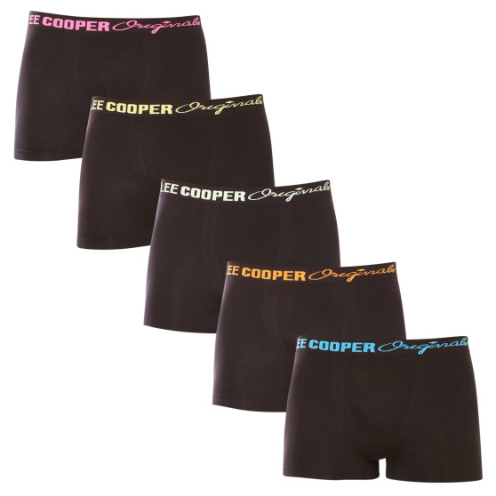 5PACK ανδρικό σορτς μποξεράκι Lee Cooper μαύρο (LCU3200774A-1948355)