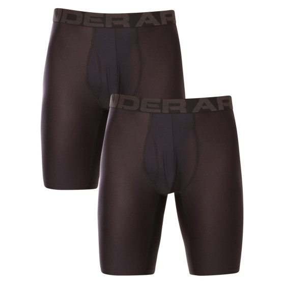 2PACK ανδρικό σορτς μποξεράκι Under Armour μαύρο (1363622 001)