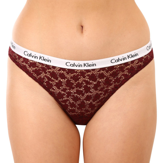 3PACK γυναικείο εσώρουχο Calvin Klein oversized πολύχρωμο (QD3975E-BP7)