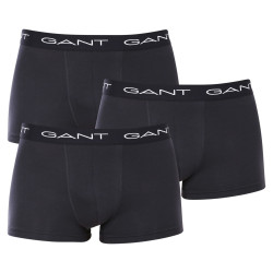 3PACK ανδρικό σορτς μποξεράκι Gant μαύρο (900013003-005)