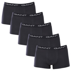 5PACK ανδρικό σορτς μποξεράκι Gant μαύρο (900015003-005)