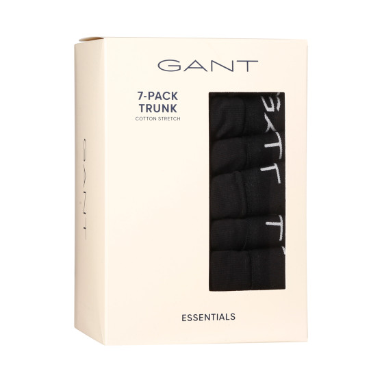 7PACK ανδρικό σορτς μποξεράκι Gant μαύρο (900017003-005)