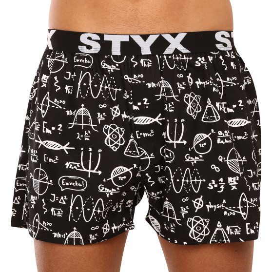 10PACK ανδρική βερμούδα Styx art sports λάστιχο πολύχρωμο (10B130915245782)