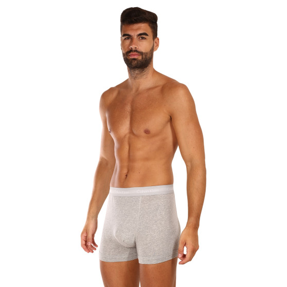 3PACK ανδρικό σορτς μποξεράκι Calvin Klein γκρι (U2662G-080)