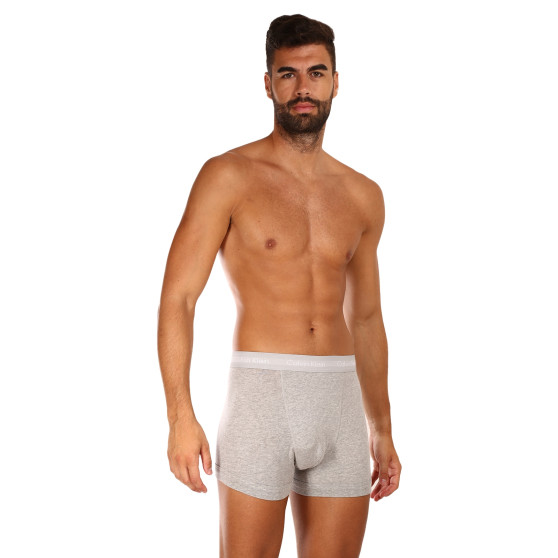 3PACK ανδρικό σορτς μποξεράκι Calvin Klein γκρι (U2662G-080)