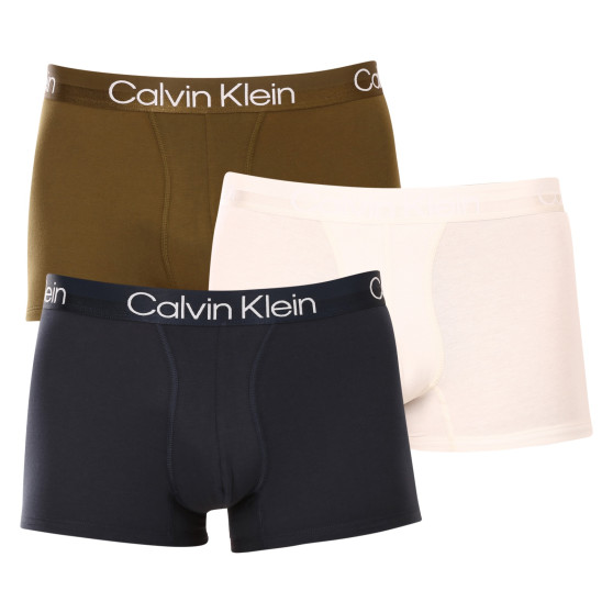 3PACK ανδρικό σορτς μποξεράκι Calvin Klein πολύχρωμο (NB2970A-GYO)