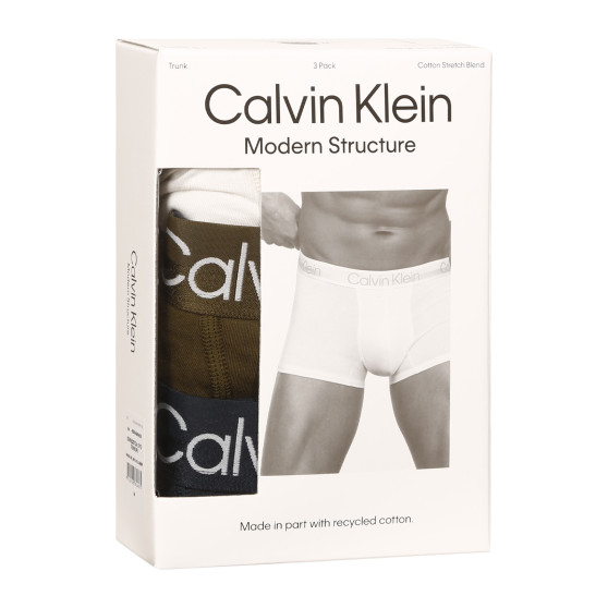 3PACK ανδρικό σορτς μποξεράκι Calvin Klein πολύχρωμο (NB2970A-GYO)