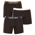 3PACK ανδρικό σορτς μποξεράκι Calvin Klein μαύρο (NB2971A-GZ5)