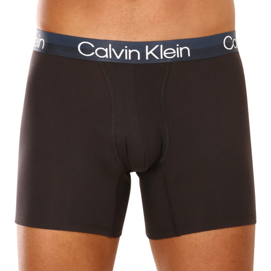 3PACK ανδρικό σορτς μποξεράκι Calvin Klein μαύρο (NB2971A-GZ5)