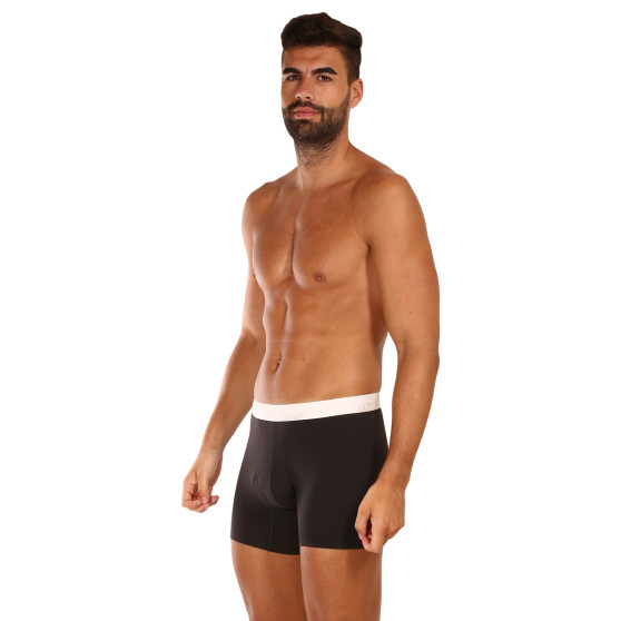 3PACK ανδρικό σορτς μποξεράκι Calvin Klein μαύρο (NB2971A-GZ5)