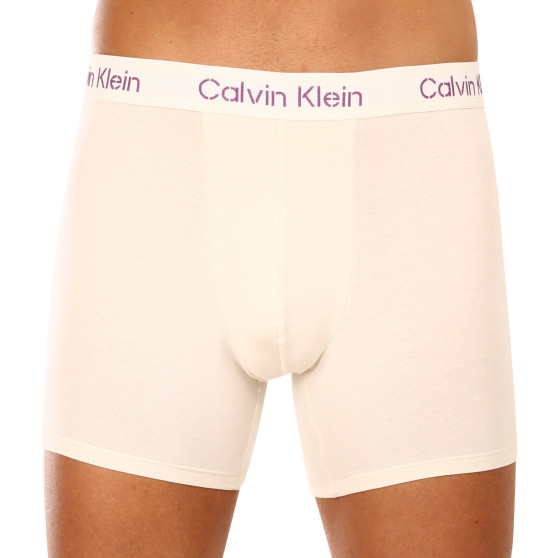 3PACK ανδρικό σορτς μποξεράκι Calvin Klein πολύχρωμο (NB3706A-FZ4)