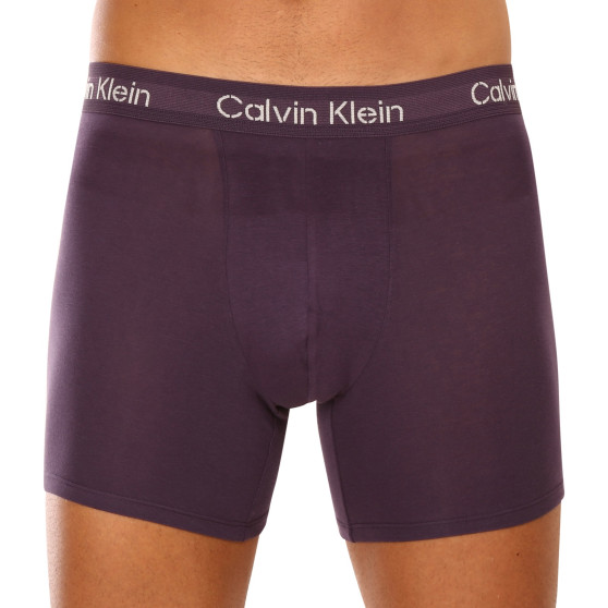 3PACK ανδρικό σορτς μποξεράκι Calvin Klein πολύχρωμο (NB3706A-FZ4)