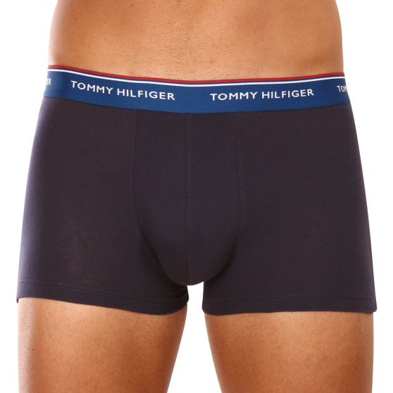 3PACK ανδρικό σορτς μποξεράκι Tommy Hilfiger σκούρο μπλε (UM0UM01642 0VX)