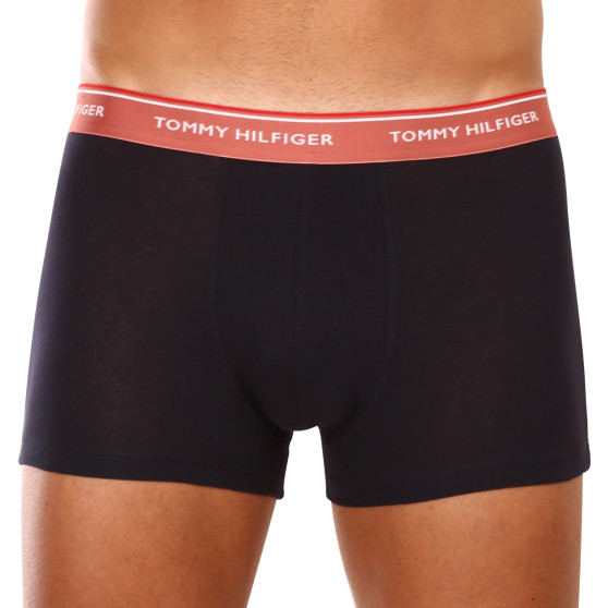 3PACK ανδρικό σορτς μποξεράκι Tommy Hilfiger σκούρο μπλε (UM0UM01642 0VX)