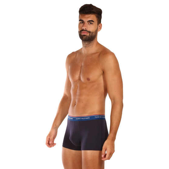 3PACK ανδρικό σορτς μποξεράκι Tommy Hilfiger σκούρο μπλε (UM0UM01642 0VX)