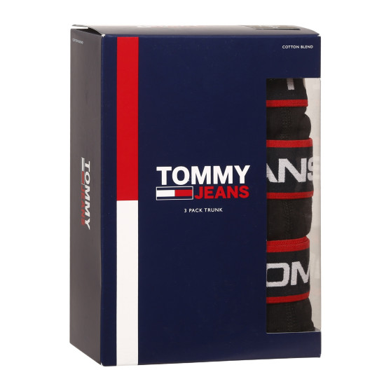 3PACK ανδρικό σορτς μποξεράκι Tommy Hilfiger μαύρο (UM0UM02968 0R7)