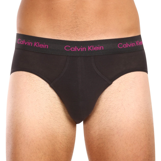 3PACK ανδρικό σλιπ Calvin Klein μαύρο (U2661G-H50)