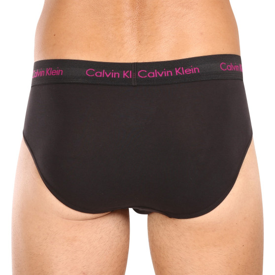 3PACK ανδρικό σλιπ Calvin Klein μαύρο (U2661G-H50)