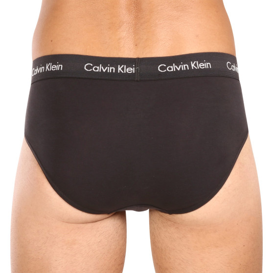 3PACK ανδρικό σλιπ Calvin Klein μαύρο (U2661G-H50)