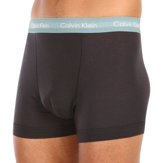 3PACK ανδρικό σορτς μποξεράκι Calvin Klein μαύρο (U2662G-H53)