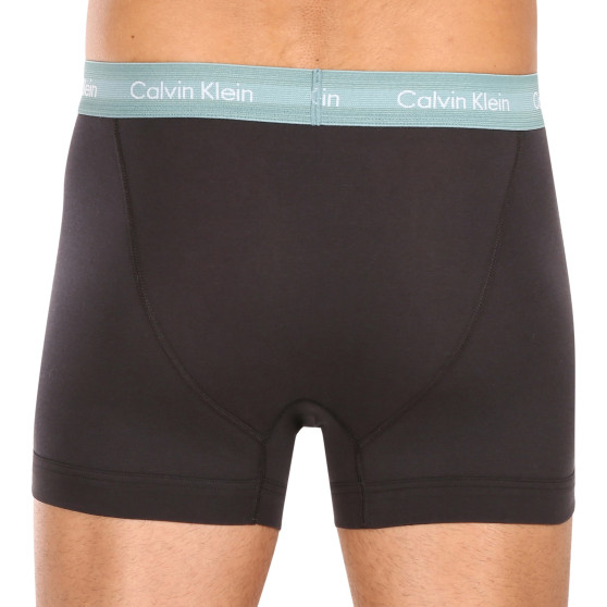 3PACK ανδρικό σορτς μποξεράκι Calvin Klein μαύρο (U2662G-H53)