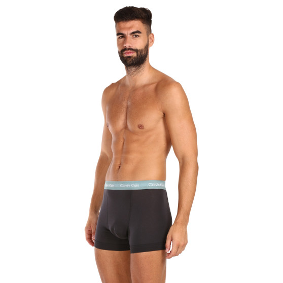 3PACK ανδρικό σορτς μποξεράκι Calvin Klein μαύρο (U2662G-H53)