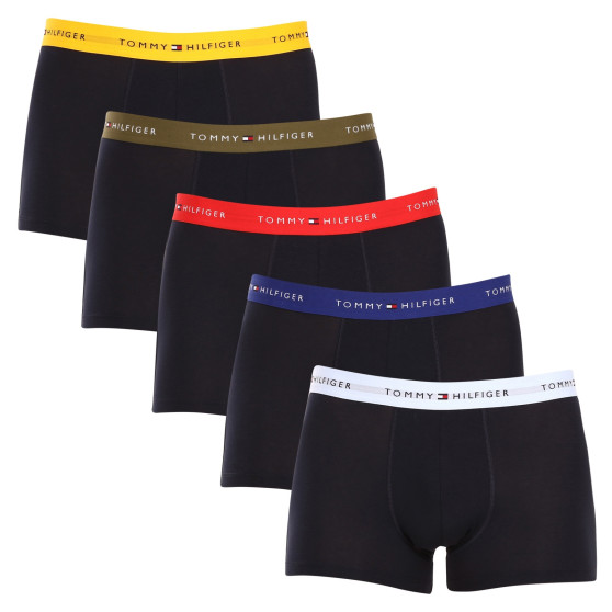 5PACK ανδρικό σορτς μποξεράκι Tommy Hilfiger μαύρο (UM0UM03061 0W9)