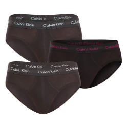 3PACK ανδρικό σλιπ Calvin Klein μαύρο (U2661G-H50)