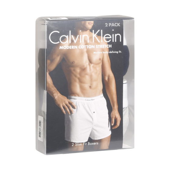 2PACK ανδρικό σορτς Calvin Klein πολύχρωμο (NB1396A-BHY)