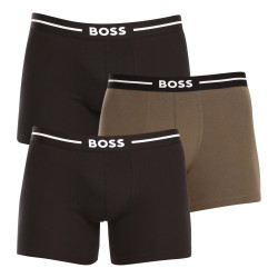 3PACK ανδρικό σορτς μποξεράκι BOSS πολύχρωμο (50499400 963)