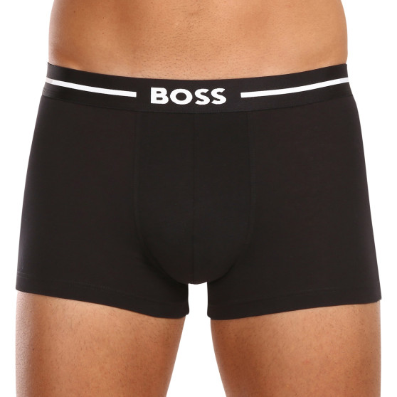 3PACK ανδρικό σορτς μποξεράκι BOSS μαύρο (50510687 001)