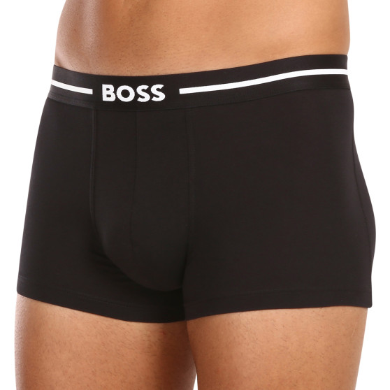 3PACK ανδρικό σορτς μποξεράκι BOSS μαύρο (50510687 001)