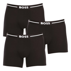 3PACK ανδρικό σορτς μποξεράκι BOSS μαύρο (50510698 001)