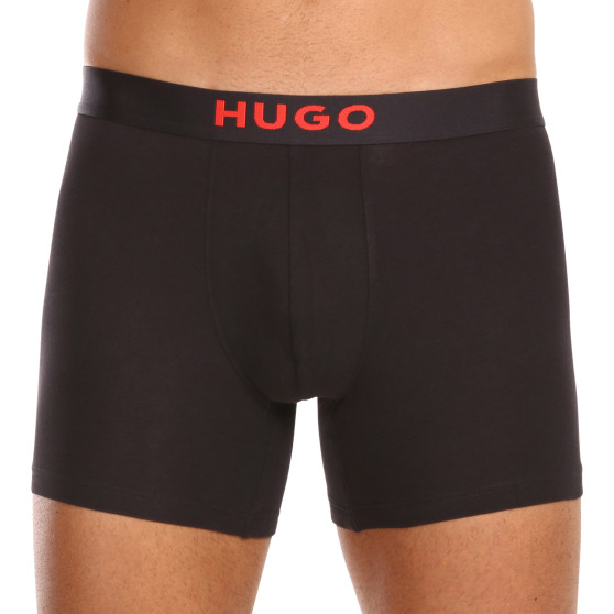 2PACK ανδρικό σορτς μποξεράκι HUGO πολύχρωμο (50501385 969)