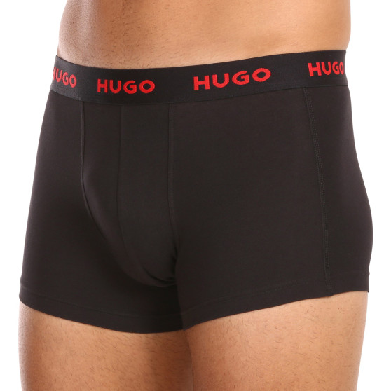 3PACK ανδρικό σορτς μποξεράκι HUGO πολύχρωμο (50469766 303)