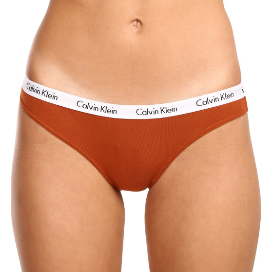 3PACK γυναικείο εσώρουχο Calvin Klein πολύχρωμο (QD5146E-HVT)