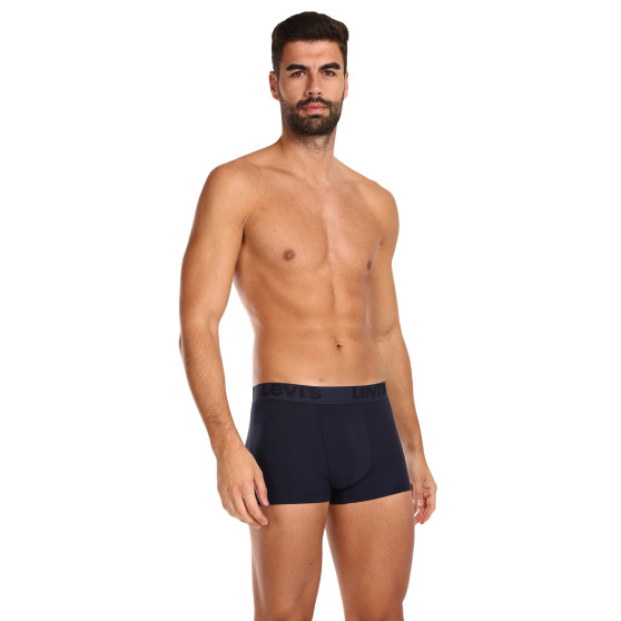 3PACK ανδρικό σορτς μποξεράκι Levis σκούρο μπλε (905042001 002)