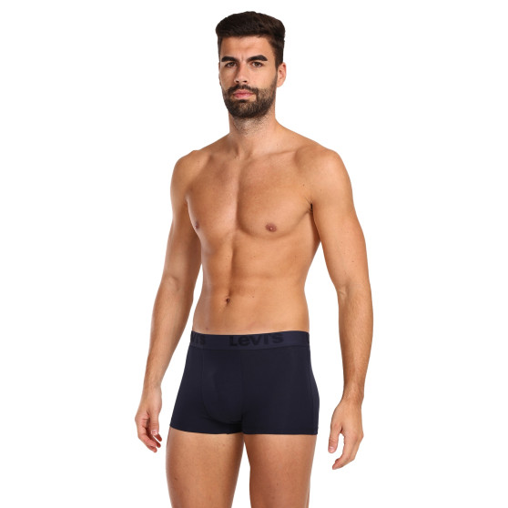 3PACK ανδρικό σορτς μποξεράκι Levis σκούρο μπλε (905042001 002)