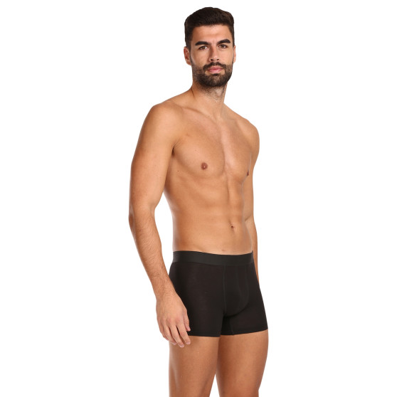 5PACK ανδρικό σορτς μποξεράκι Nedeto oversized μαύρο (5NBX001)