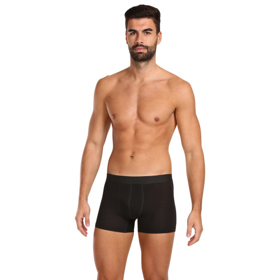 5PACK ανδρικό σορτς μποξεράκι Nedeto oversized μαύρο (5NBX001)