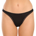 Γυναικείο στρινγκ Calvin Klein μαύρο (D3445E-001)