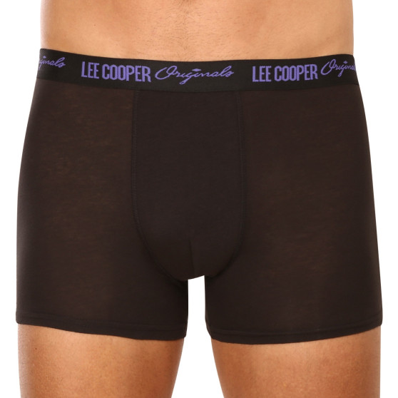 10PACK ανδρικό σορτς μποξεράκι Lee Cooper μαύρο (LCUBOX10P06-1948379)