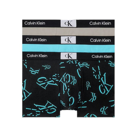 3PACK ανδρικό σορτς μποξεράκι Calvin Klein πολύχρωμο (NB3528E-I0Q)