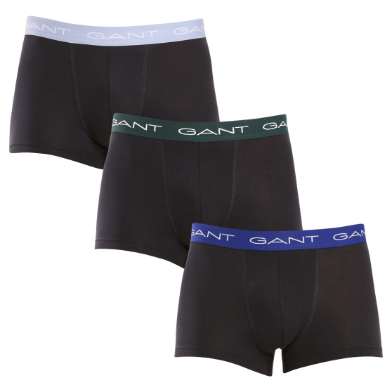 3PACK ανδρικό σορτς μποξεράκι Gant μαύρο (902333003-005)