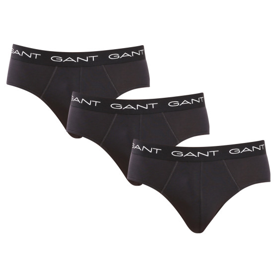 3PACK ανδρικό σλιπ Gant μαύρο (900013001-005)