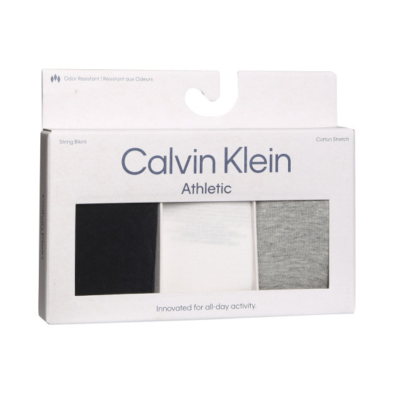 3PACK γυναικείο εσώρουχο Calvin Klein πολύχρωμο (QD5071E-MPI)