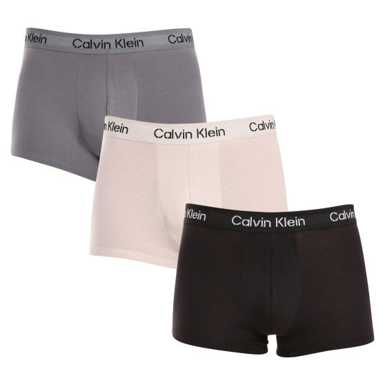 3PACK ανδρικό σορτς μποξεράκι Calvin Klein πολύχρωμο (NB3709A-FZ6)