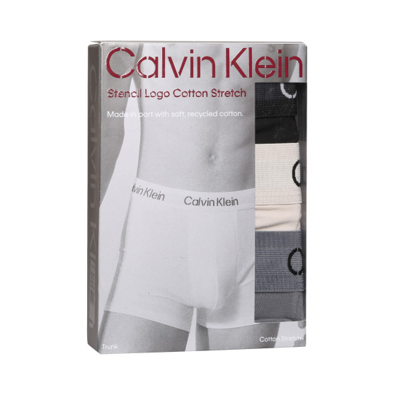 3PACK ανδρικό σορτς μποξεράκι Calvin Klein πολύχρωμο (NB3709A-FZ6)