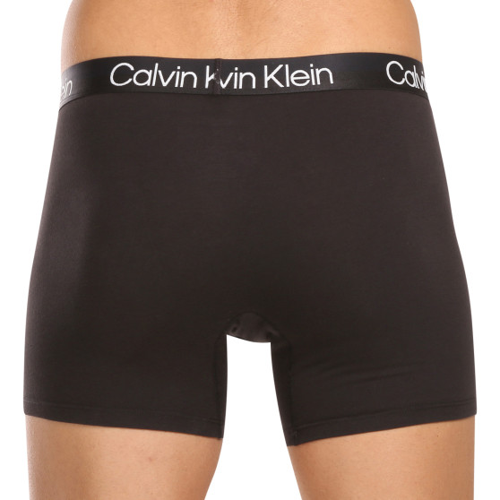 3PACK ανδρικό σορτς μποξεράκι Calvin Klein μαύρο (NB2971A-7VI)